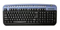 Клавиатура Oklick 320M blue PS/2+USB Multimedia